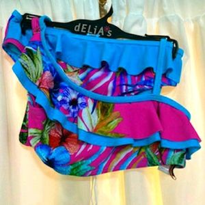Girls two piece floral swimsuit